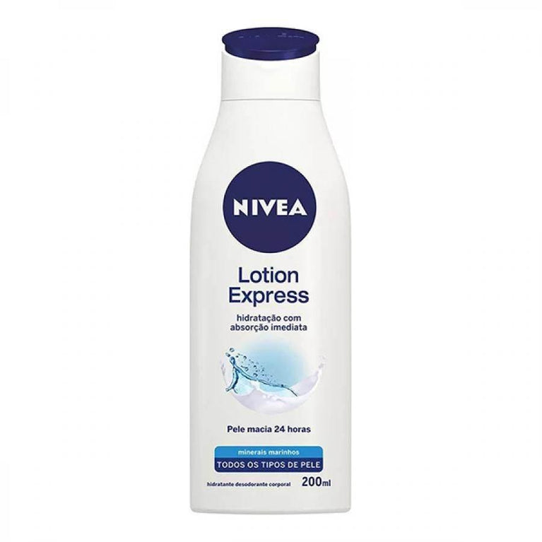 Hidratante Nivea Corporal Lotion Express 200ml - Drogaria Poupa Centro