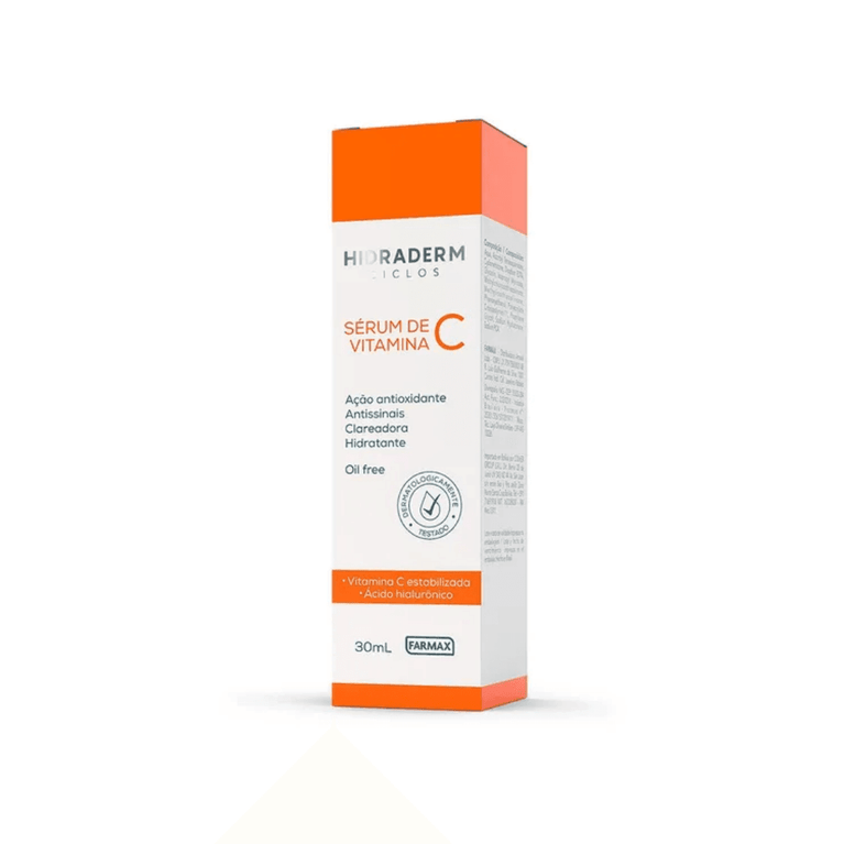 Sérum Facial Hidraderm Ciclos Vitamina C 30mL - Drogaria Poupa Centro