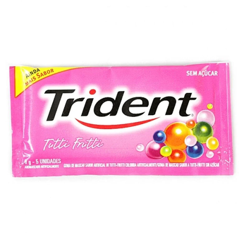 Chiclete Trident Tutti-Frutti - Drogaria Poupa Centro
