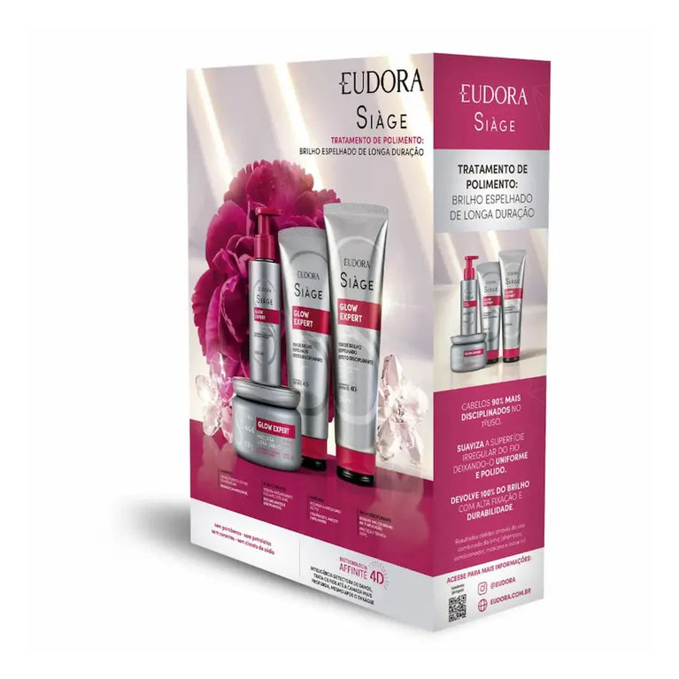 Kit Siàge Eudora Glow Expert Shampoo 250ml + Condicionador 125ml