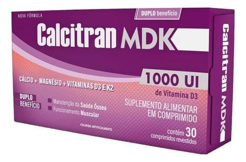 Calcitran Mdk Leve 90 Pague 60 Comprimidos Fqm - Drogaria Poupa Centro