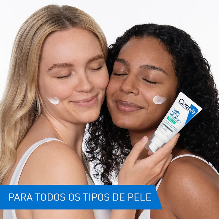 Loção Hidratante Facial CeraVe Oil Control Hidratação Sem Oleosidade com Ácido Hialurônico 52g