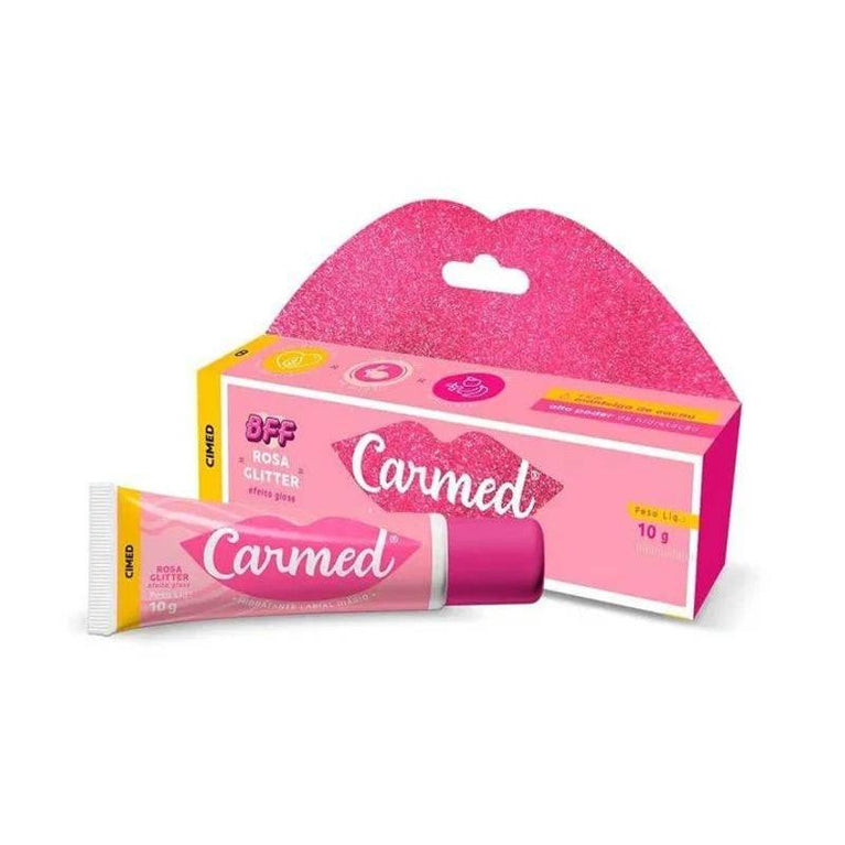 Protetor Labial Carmed Fini Bg 10G Rosa Glitter - Drogaria Poupa Centro