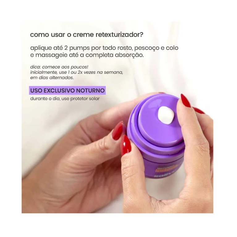 Creme Retexturizador Noturno 30g Sallve