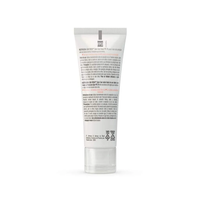 Protetor Solar Facial Neutrogena Sunfresh Derm Care FPS70 40g VALIDADE 11/2026