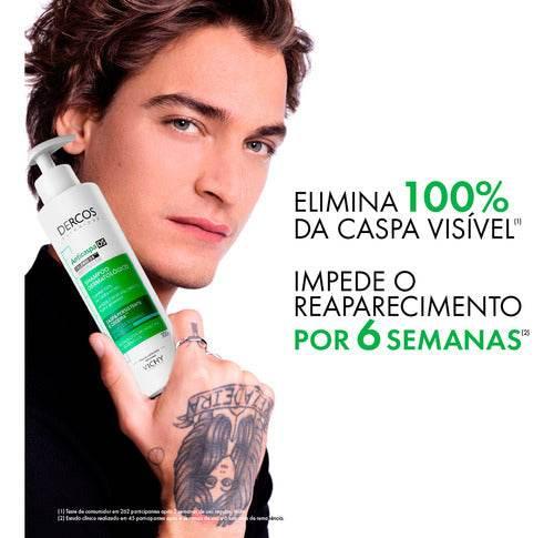 Shampoo Anticaspa De Cabelos Normais A Oleosos Dercos 300g Vichy - Drogaria Poupa Centro