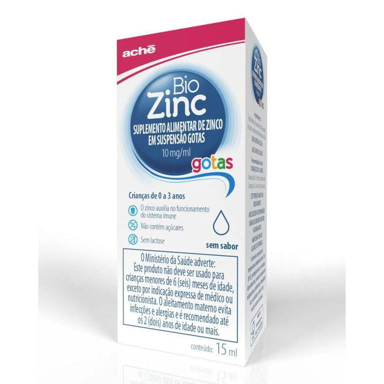 Biozinc 10mg/ml Gotas 15ml - Drogaria Poupa Centro