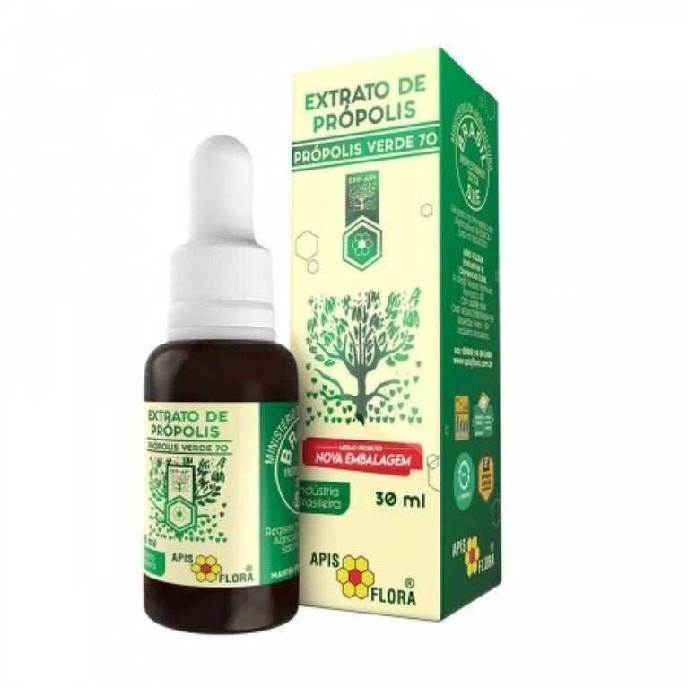 Extrato de Própolis Verde 70 Apis Flora Com 30ml - Drogaria Poupa Centro
