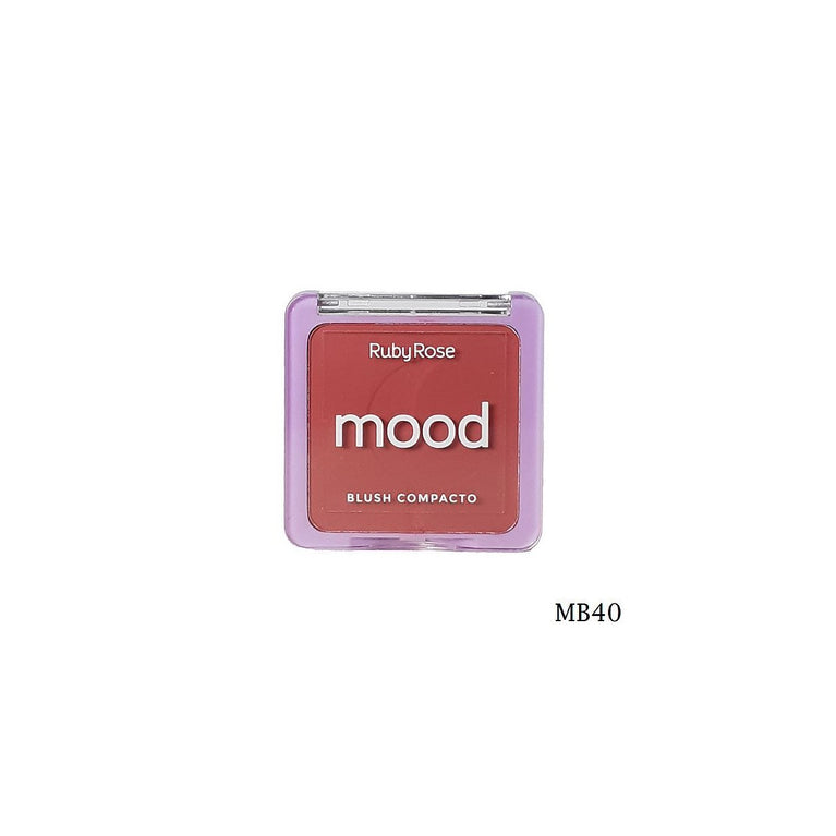 Blush Compacto Mood MB40 Ruby Rose