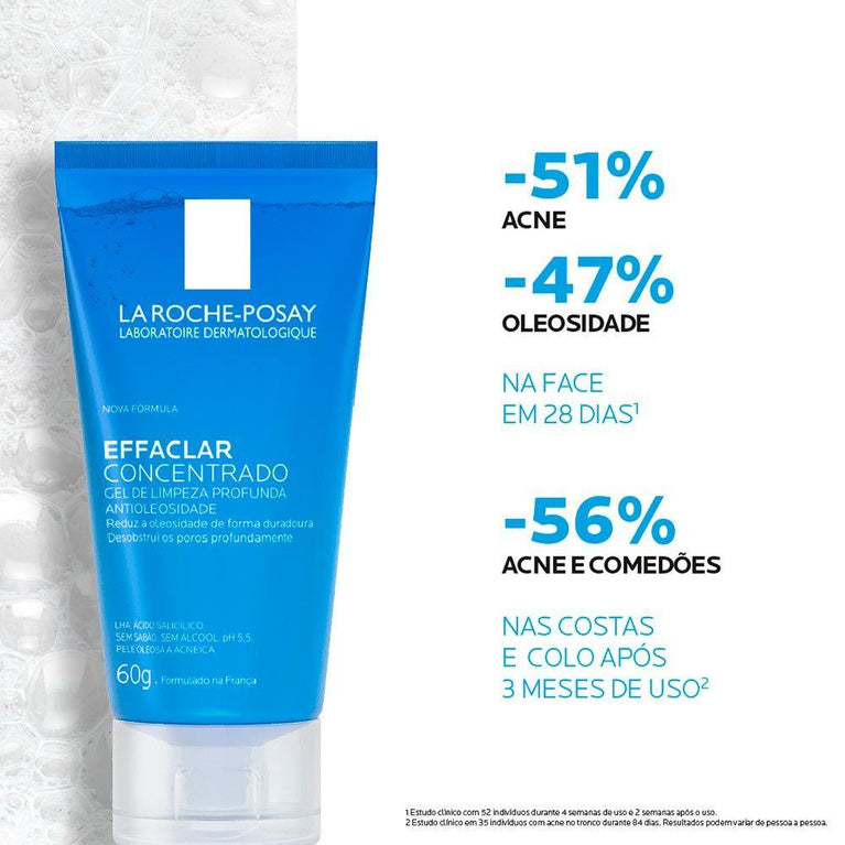 Effaclar Gel de Limpeza Facial Concentrado 40g - Drogaria Poupa Centro