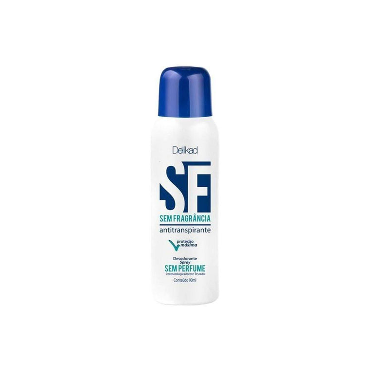 Desodorante Antitranspirante Sem Perfume Spray 90ml Delikad - Drogaria Poupa Centro