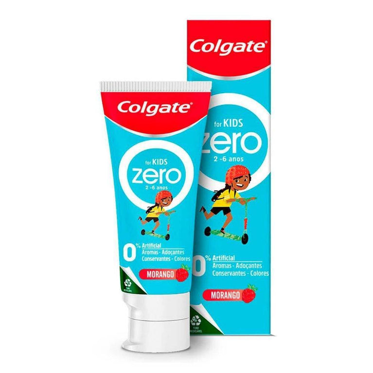 Creme Dental Colgate Zero Morango Kids 70g - Drogaria Poupa Centro