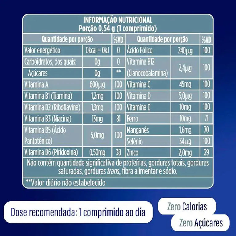 Polivitamínico Neo Química Sênior Imunidade e Antioxidante 60 comprimidos
