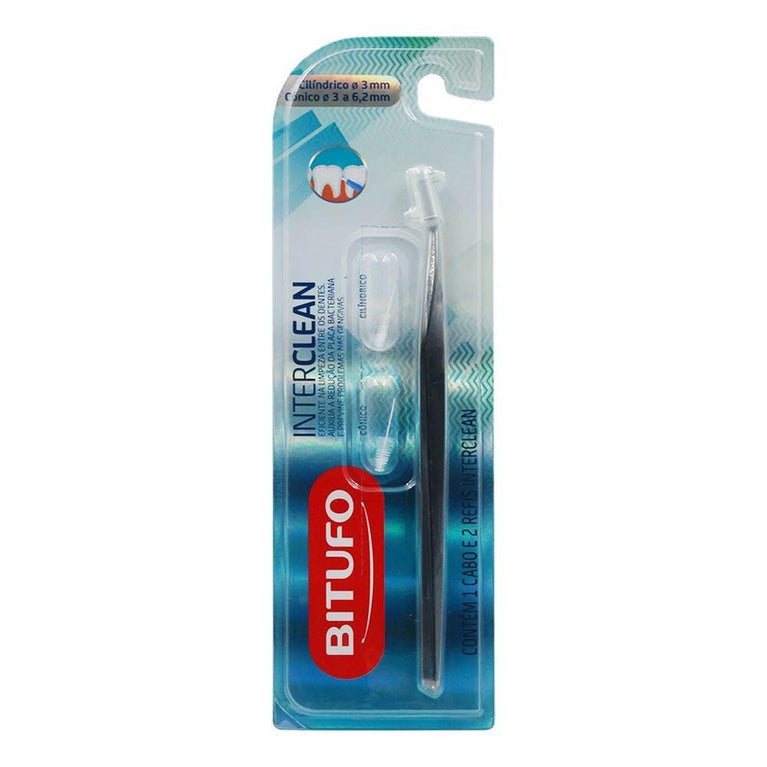 Escova Dental Bitufo Interdental C 2 Refil - Drogaria Poupa Centro