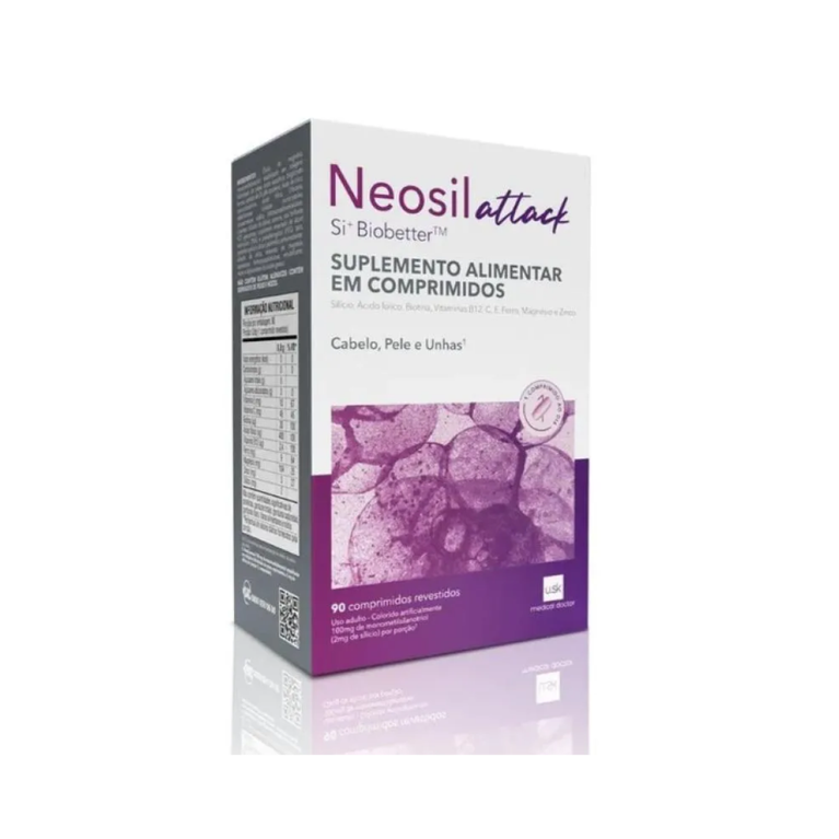 Polivitamínico Neosil Attack Cabelo, Pele E Unha 90 comprimidos
