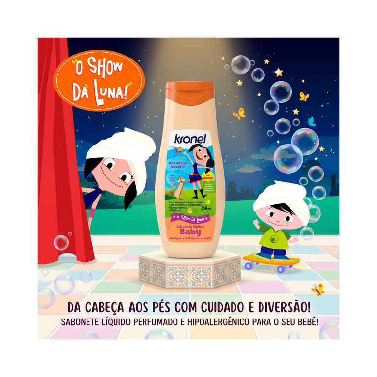 Sabonete Líquido Baby Kronel 250ml