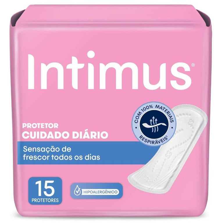 Protetor Diário Intimus Cuidado Diário 15 Unidades - Drogaria Poupa Centro