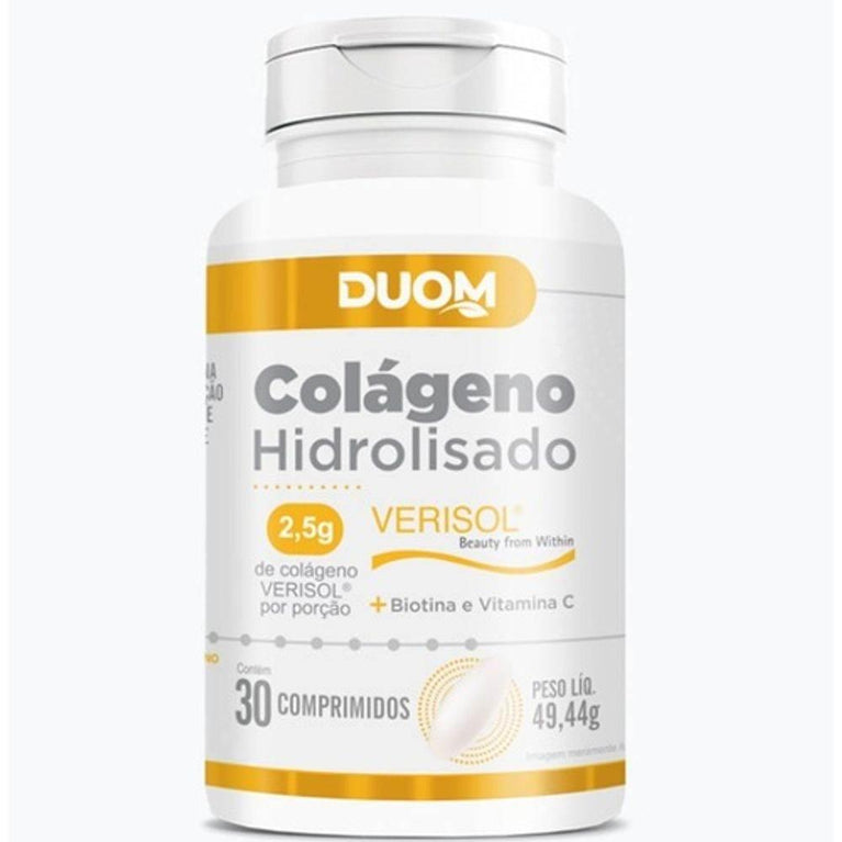Colágeno Hidrolisado Verisol 30 Cápsulas Duom - Drogaria Poupa Centro