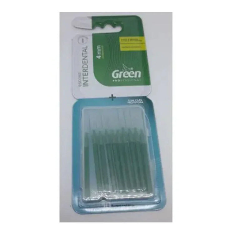 Escova Interdental Cilindrica Green - 4Mm - Drogaria Poupa Centro