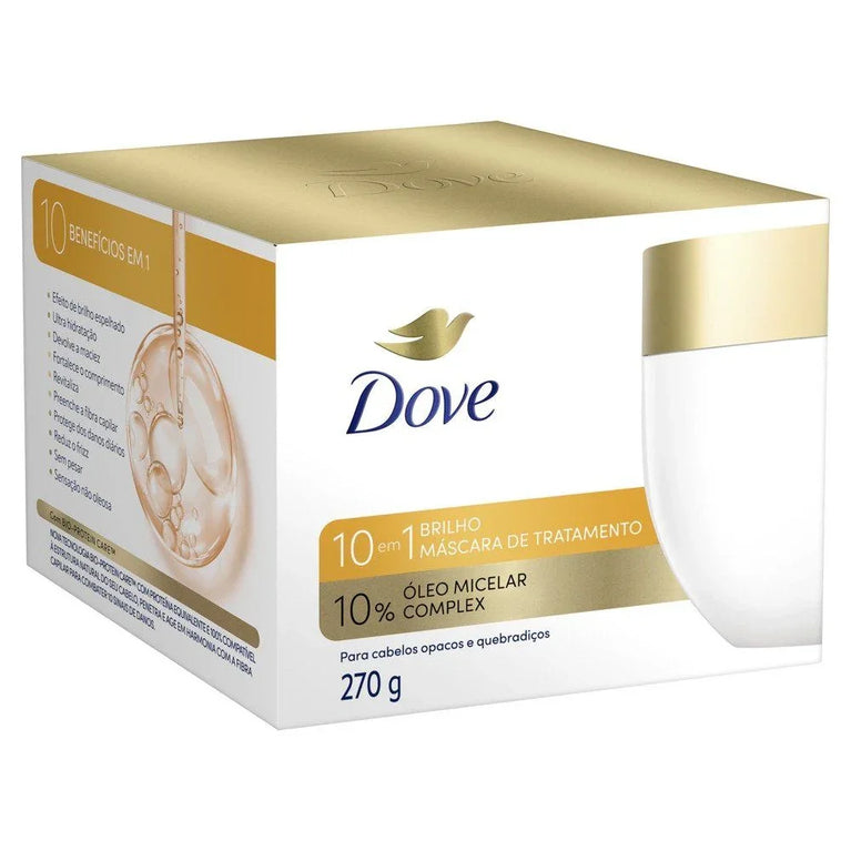 Máscara de Tratamento Capilar Dove Brilho 270g
