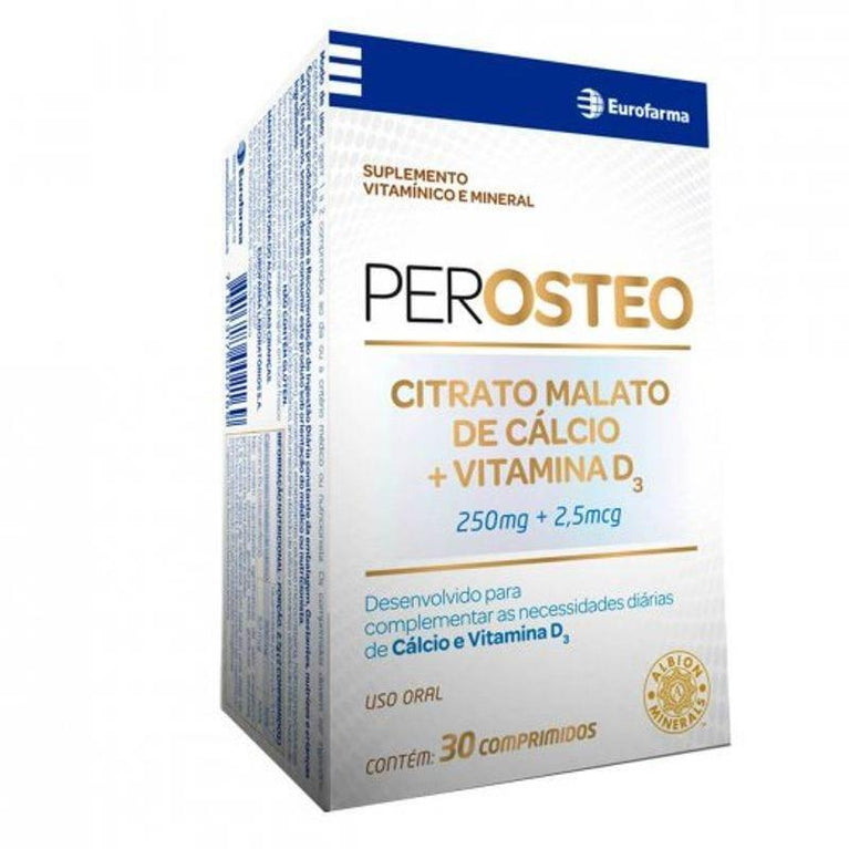 Perosteo Com 30 Comprimidos - Drogaria Poupa Centro