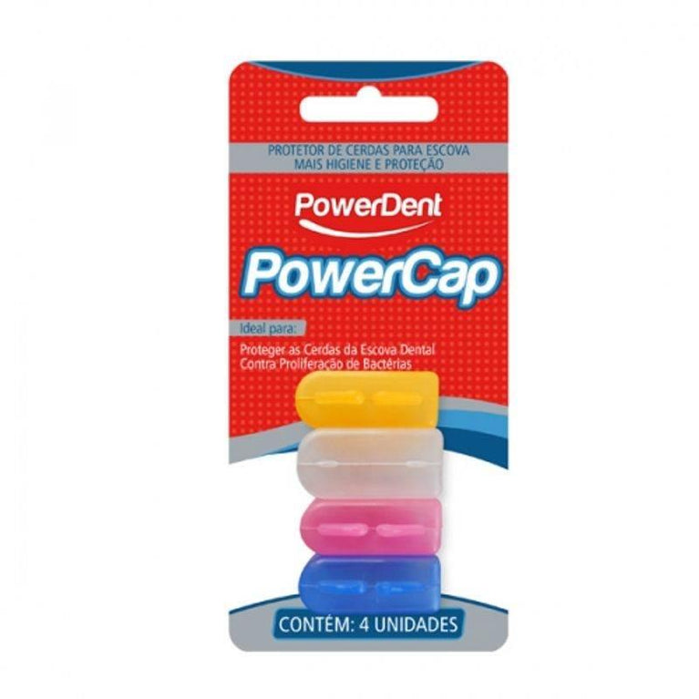 Protetor De Cerdas PowerCap 4 Unidades - Drogaria Poupa Centro