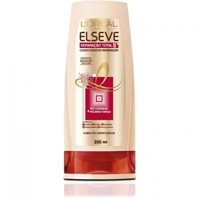 Condicionador Elseve 200ml Reparação Total 5 - Drogaria Poupa Centro