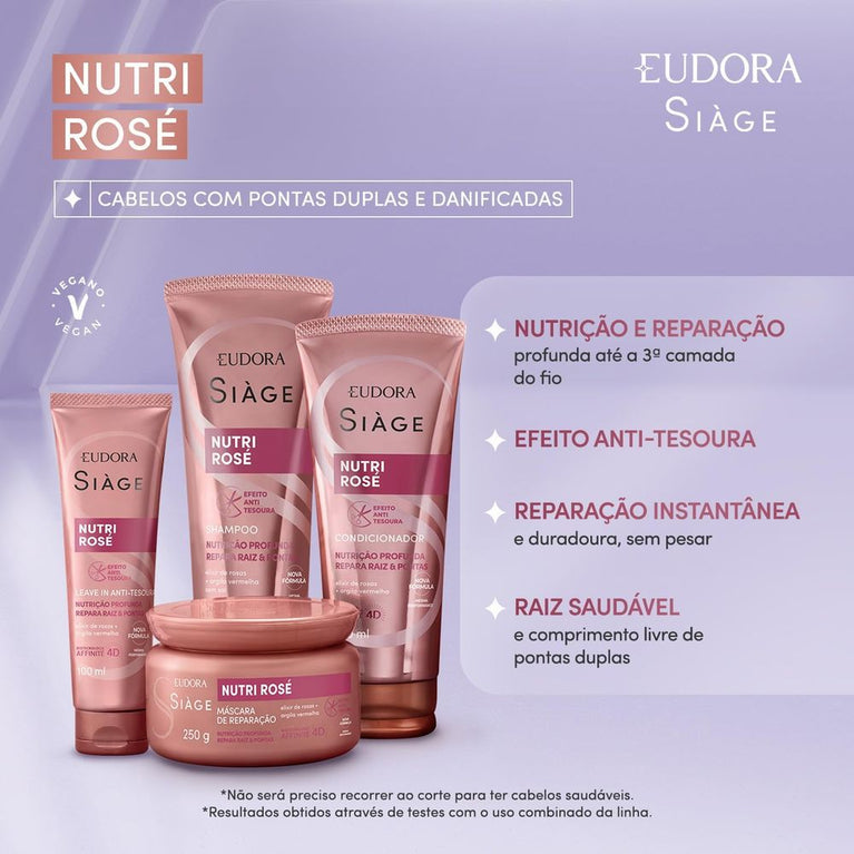 Eudora Siage Condicionador Nutri Rose 200Ml