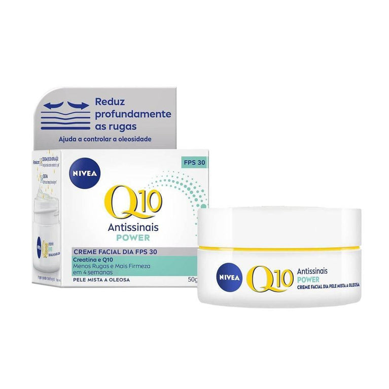 Creme Facial Nivea Q10 FPS30 - Drogaria Poupa Centro
