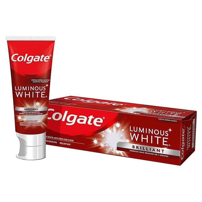 Creme Dental Colgate 70g Luminous White Brilliant - Drogaria Poupa Centro