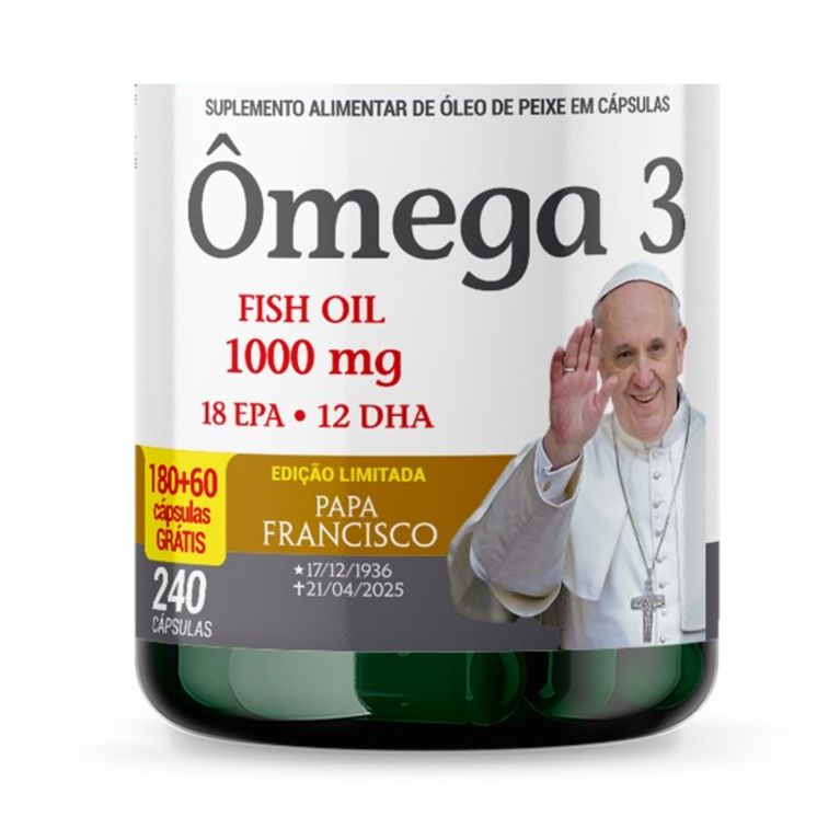 Ômega 3 Nature Daily 1000mg Papa Francisco 240 Cápsulas