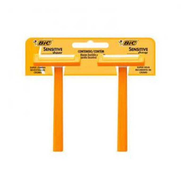 Aparelho Bic Sensitive Shaver C/2 Amarelo - Drogaria Poupa Centro