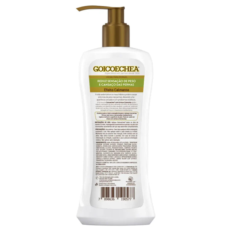 Creme para Pernas Goicoechea Arnica e Camomila 350g