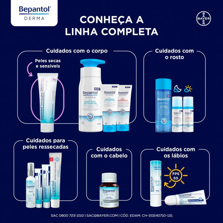 Gel de Limpeza Facial Bepantol Derma 200ml