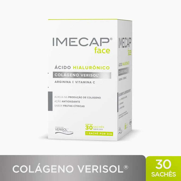 Suplemento Alimentar Imecap Face Colágeno 30 sachês