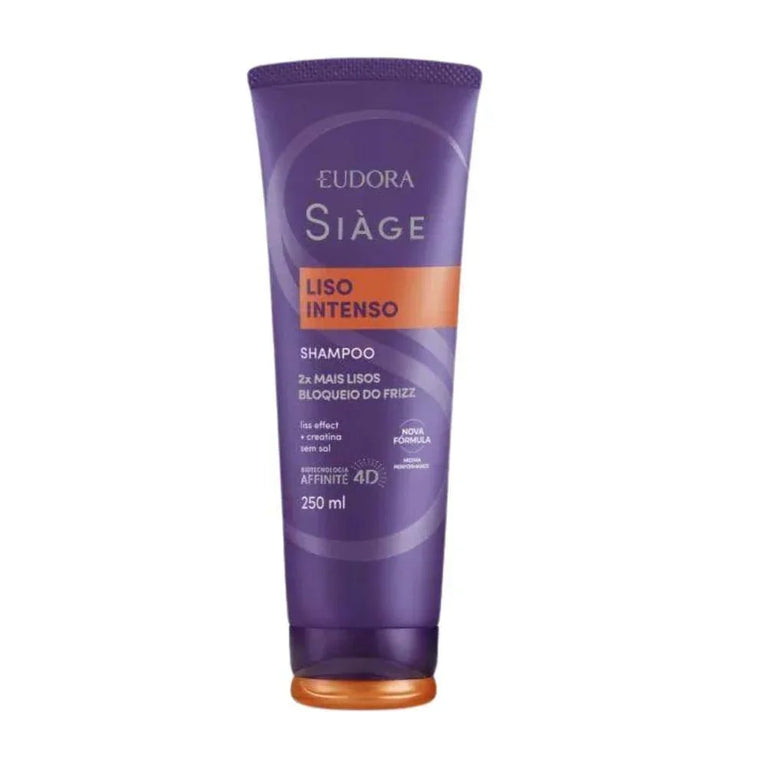 Shampoo Eudora Siage Liso Intenso 250Ml - Drogaria Poupa Centro