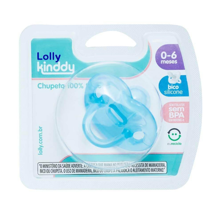 Chupeta Lolly Kinddly Tam 1 Azul - Drogaria Poupa Centro