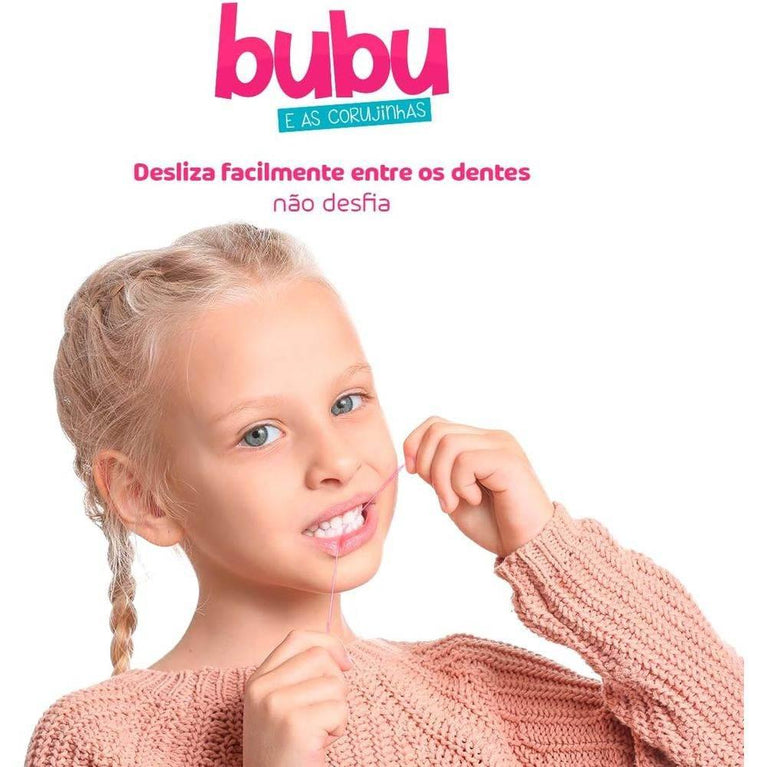 FIO DENTAL BUBU E AS CORUJINHAS 25M - Drogaria Poupa Centro