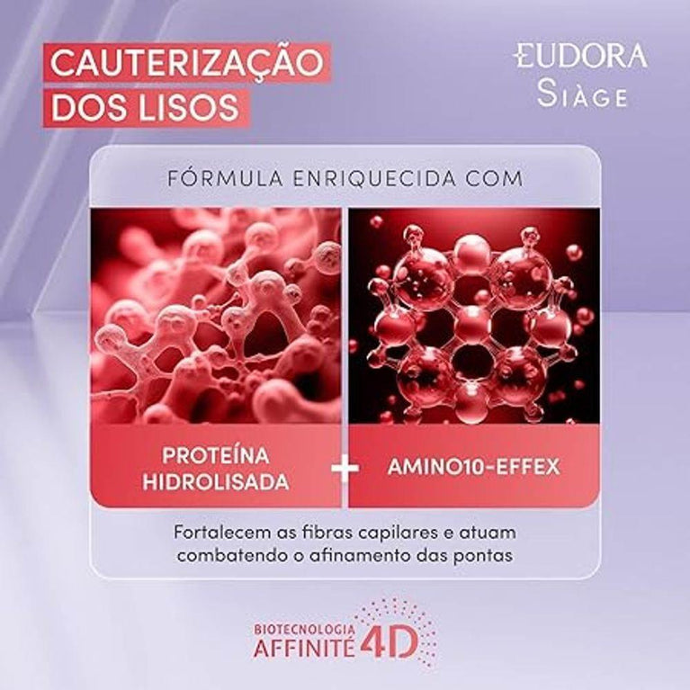 Eudora Siage Condicionador Cauterização dos Lisos 200Ml - Drogaria Poupa Centro