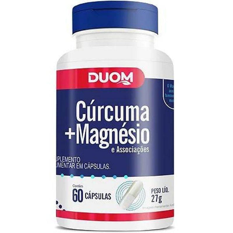 Cúrcuma + Magnésio 450Mg 60 Cápsulas - Drogaria Poupa Centro
