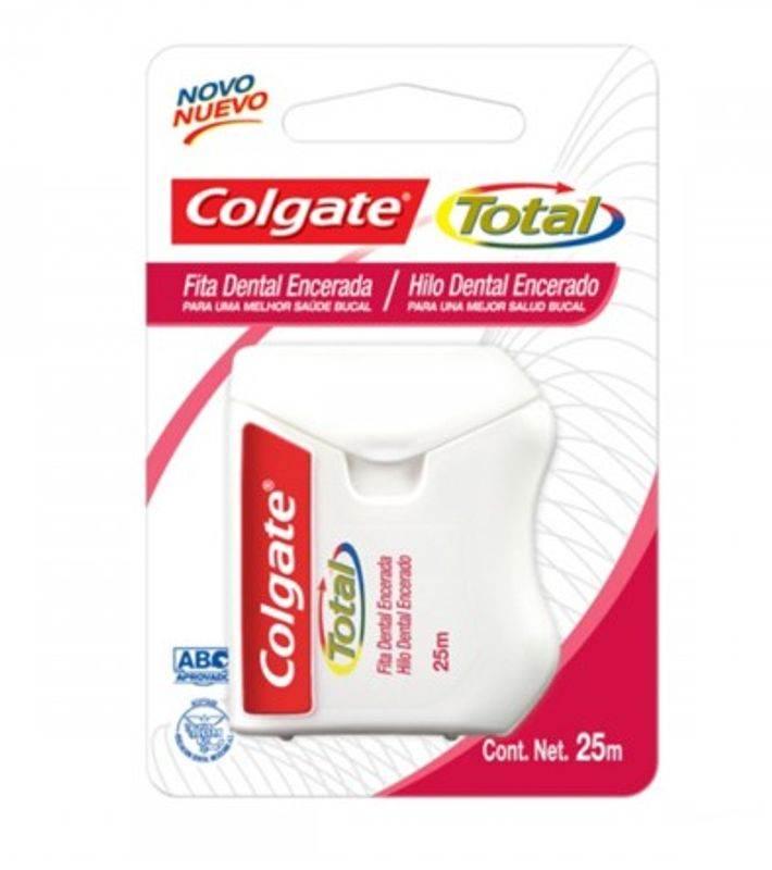 Fita Dental Colgate Total Encerada 25m - Drogaria Poupa Centro