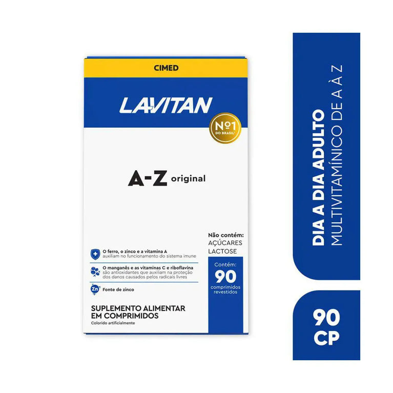 Multivitamínico Lavitan AZ Original 90 Comprimidos