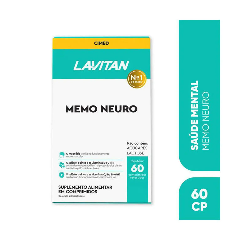 Polivitamínico Lavitan Memo Neuro 60 comprimidos