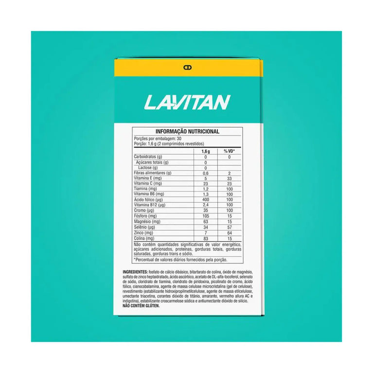 Polivitamínico Lavitan Memo Neuro 60 comprimidos