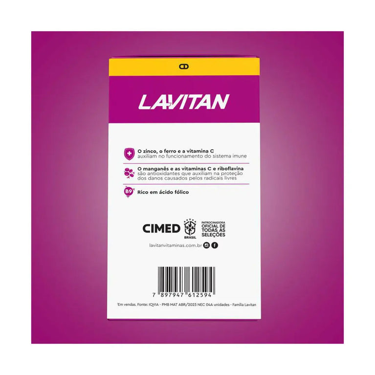Polivitamínico Lavitan A-Z + Mulher 90 Comprimidos Cimed