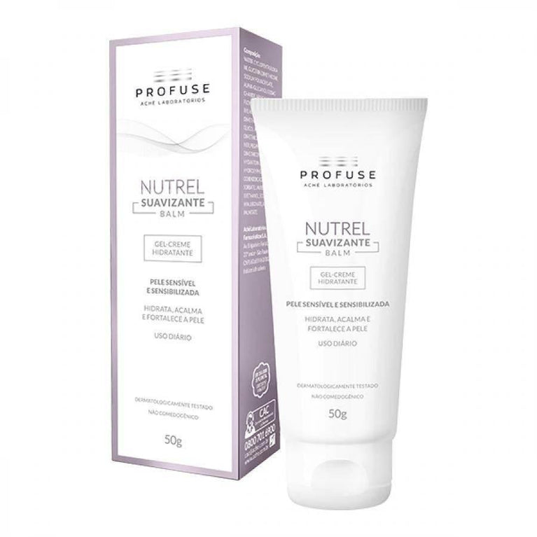 Gel Creme Hidratante Profuse Nutrel Suavizante Balm Peles Sensíveis 50g - Drogaria Poupa Centro