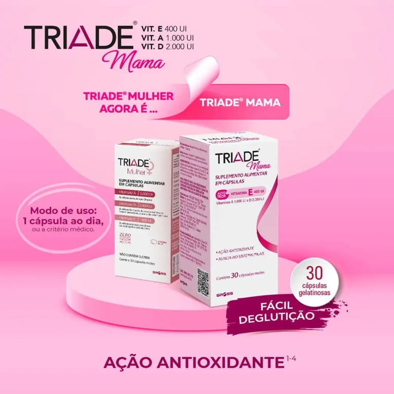 Polivitamínico Triade Mama 30 cápsulas