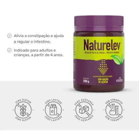Suplemento Alimentar Em Geleia Naturelev Sabor Ameixa E Tamarindo 250g
