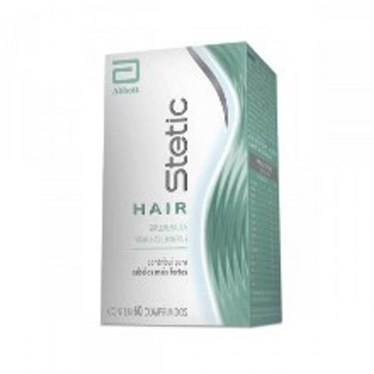 Suplemento Capilar Estetic Hair 60 Comprimidos - Abbott - Drogaria Poupa Centro