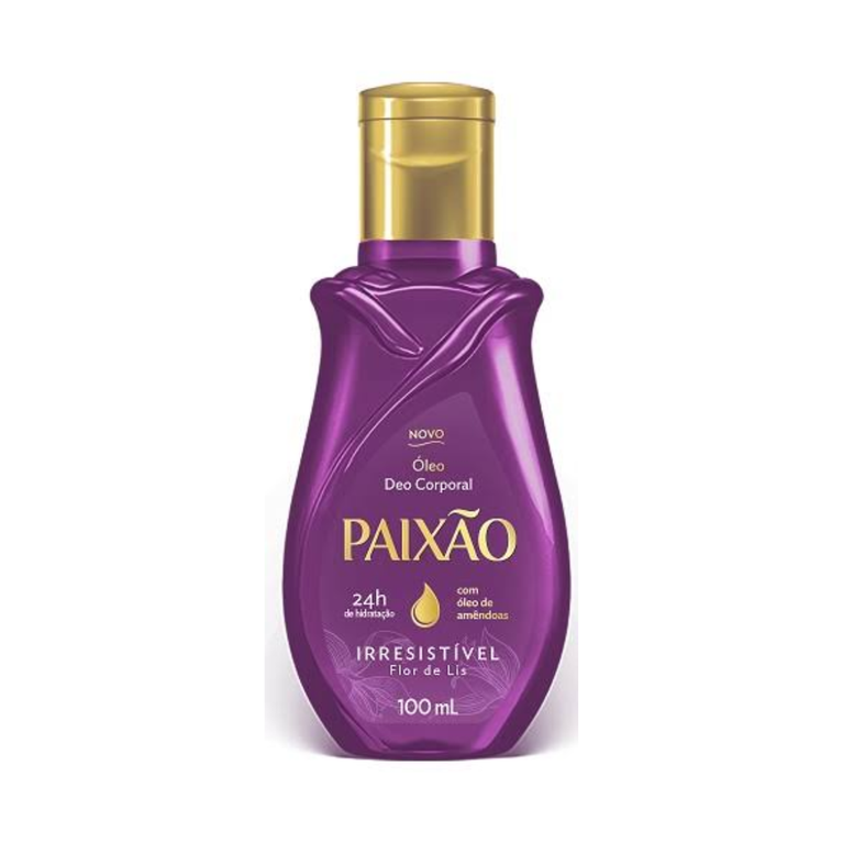 Óleo Corporal Paixão Irresistível Flor de Lis Com 100ml